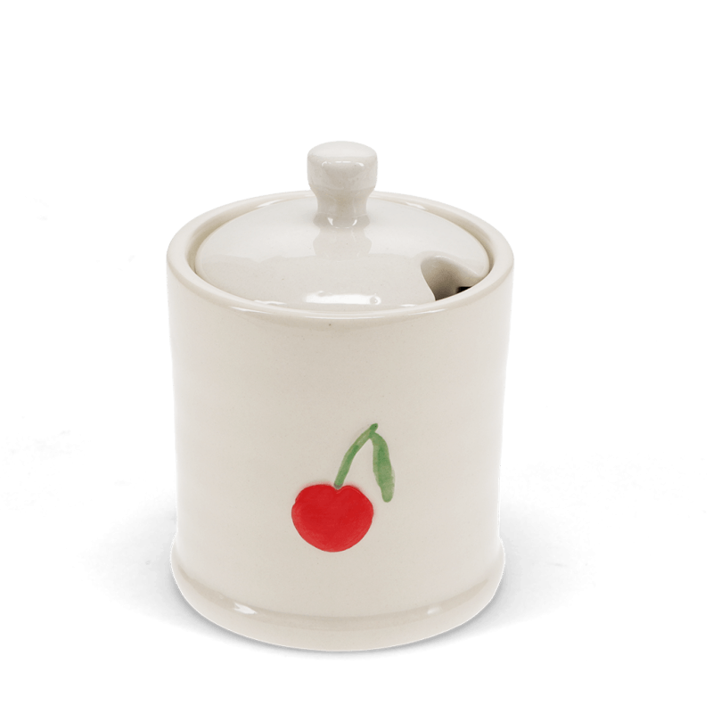 Rex London Stoneware Sugar Pot 225ml - Cherry