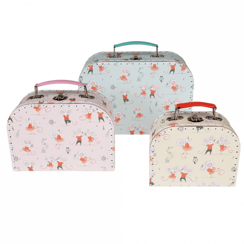 Rex London Storage Cases (set Of 3) - Mouse Ballet