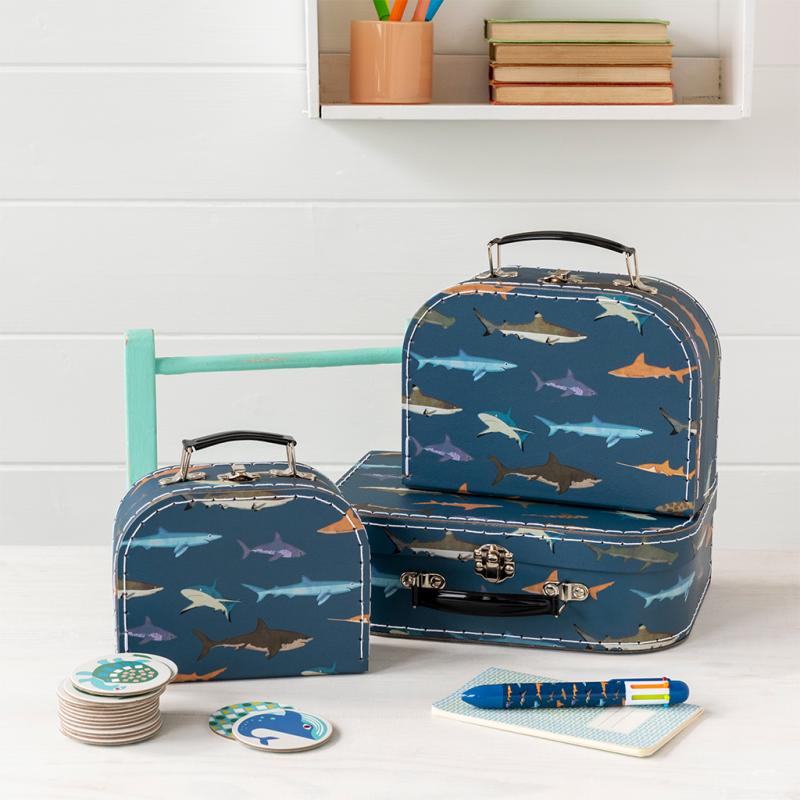 rex london Storage cases (set of 3) - Sharks