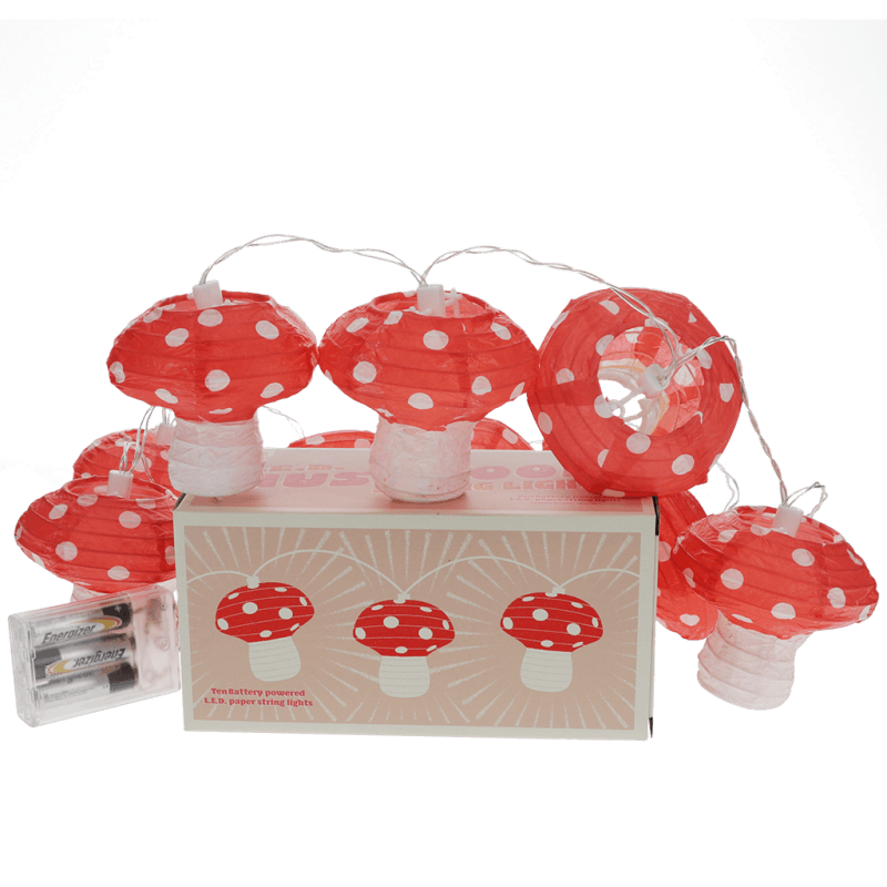 Rex London String Of LED Mushroom Lights