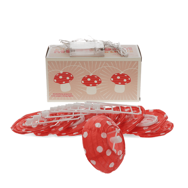 Rex London String Of LED Mushroom Lights