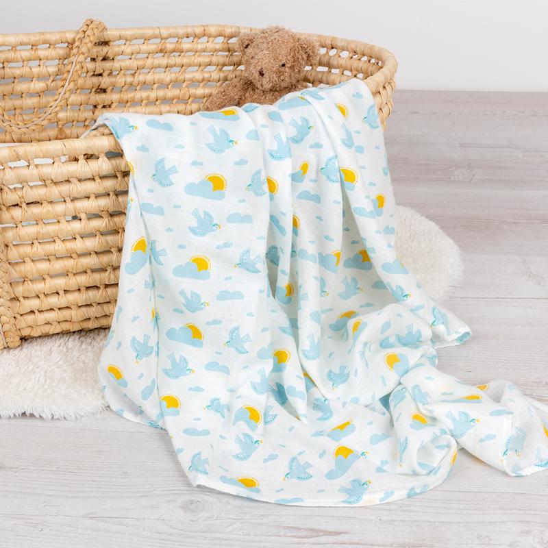 rex london Swaddling blanket - Skylark