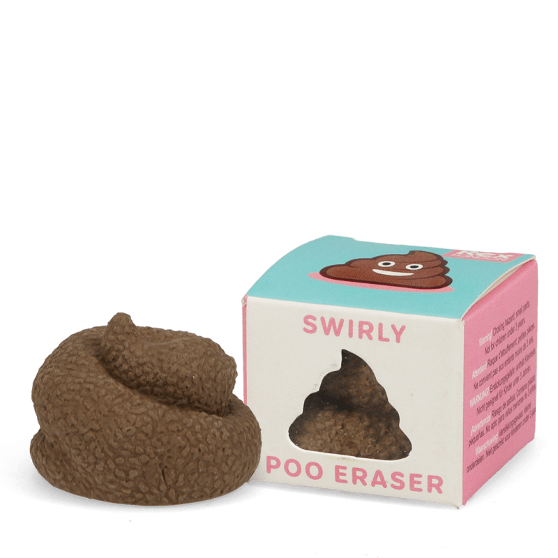 Rex London Swirly Poo Eraser