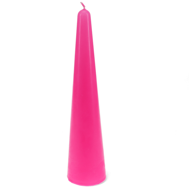 Rex London Tall Cone Candle - Bright Pink