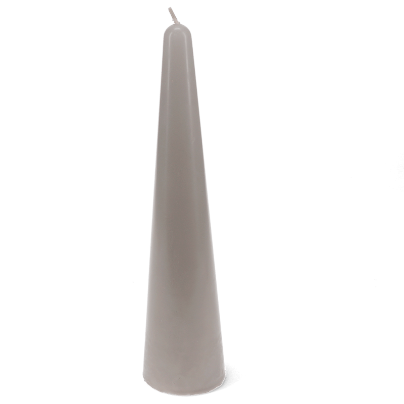 Rex London Tall Cone Candle - Light Grey