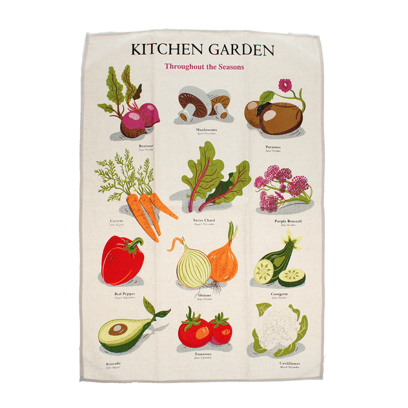 Rex London Tea Towel - Kitchen Garden