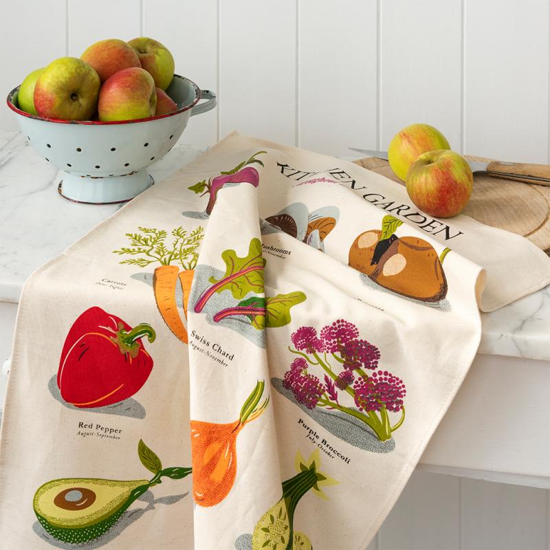 rex london Tea towel - Kitchen Garden