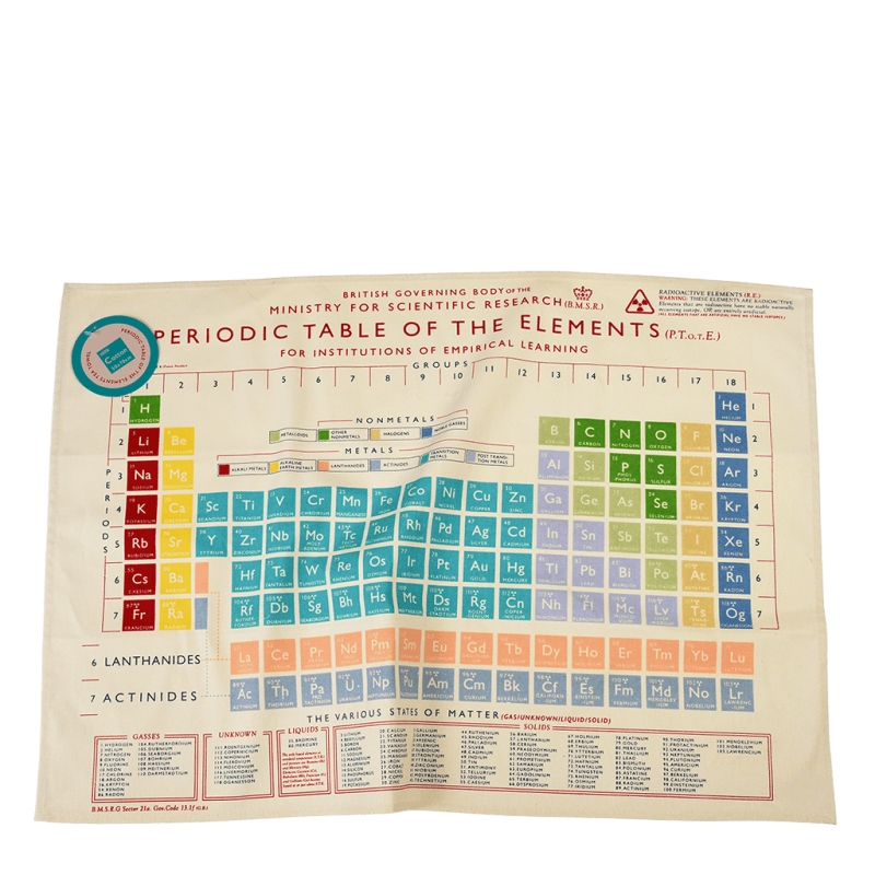 Rex London Tea Towel - Periodic Table