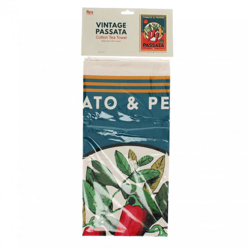Rex London Tea Towel - Vintage Passata