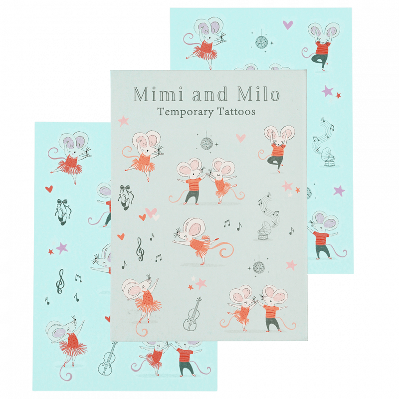 Rex London Temporary Tattoos - Mouse Ballet