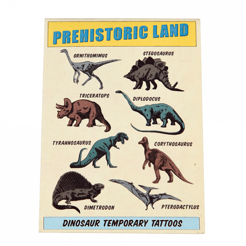 Rex London Temporary Tattoos - Prehistoric Land