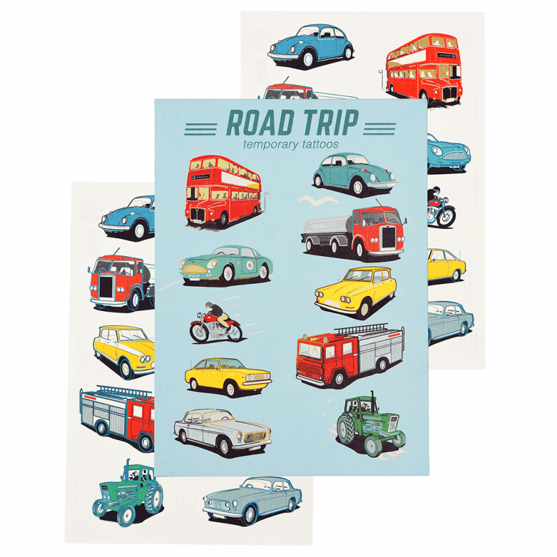 Rex London Temporary Tattoos - Road Trip