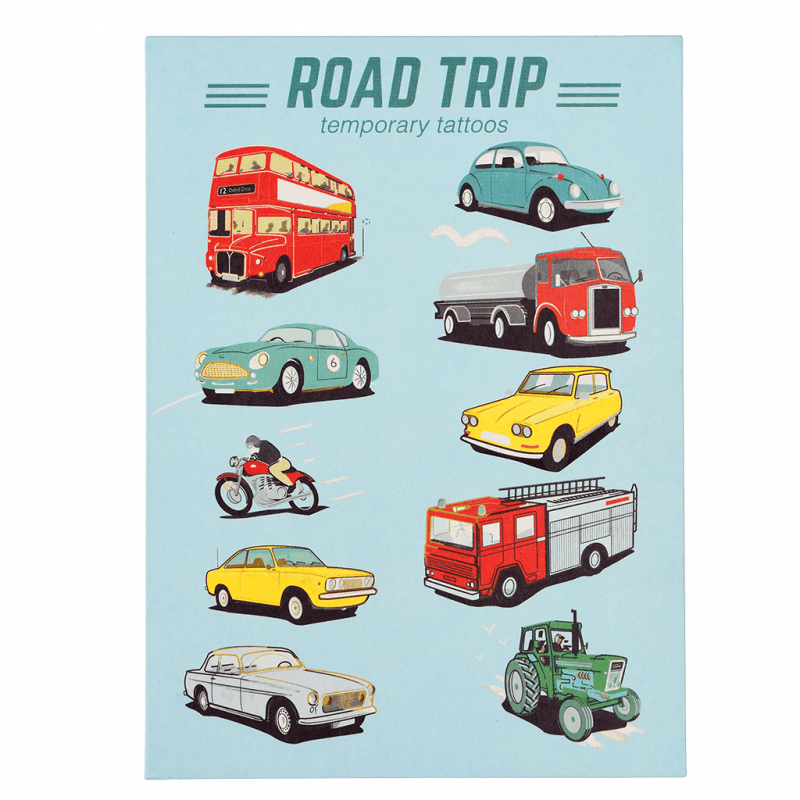 Rex London Temporary Tattoos - Road Trip