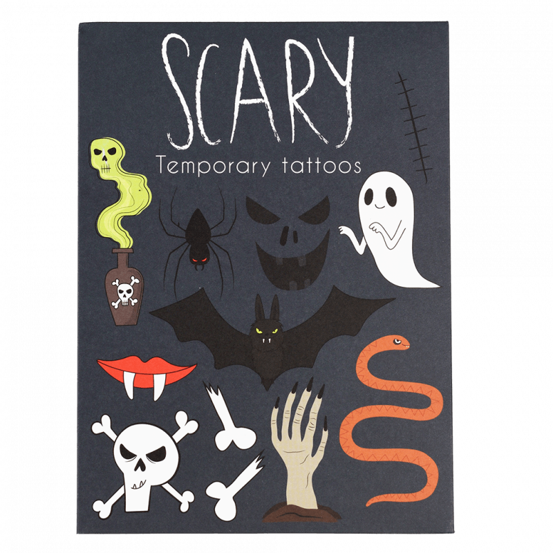 Rex London Temporary Tattoos - Scary
