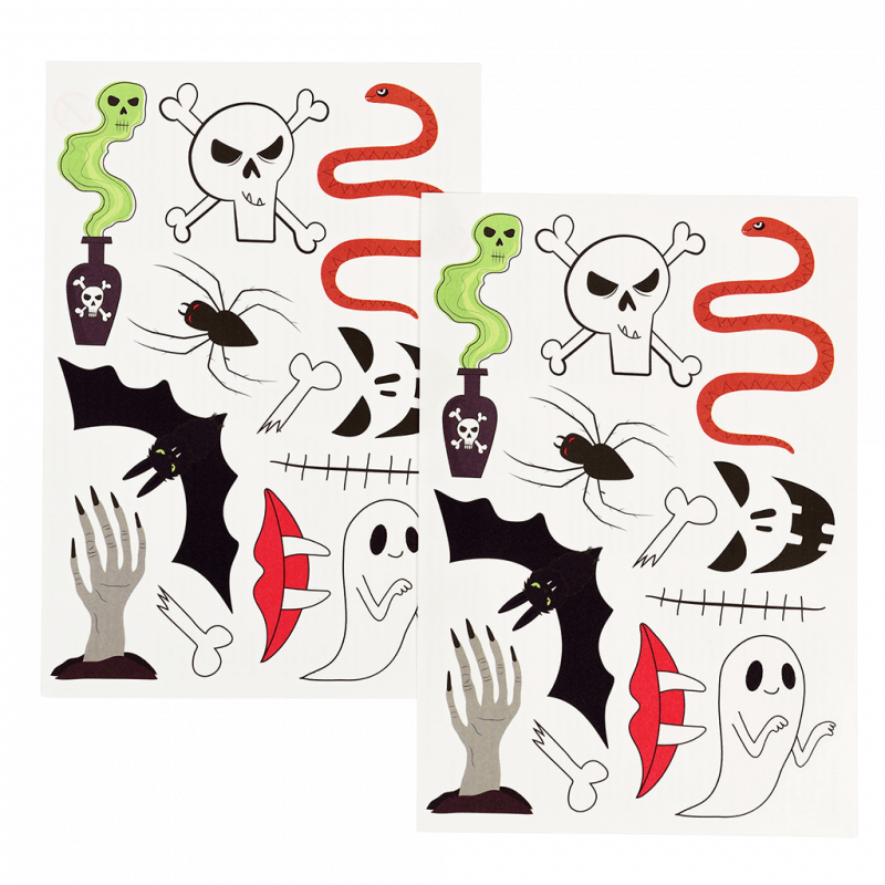 Rex London Temporary Tattoos - Scary