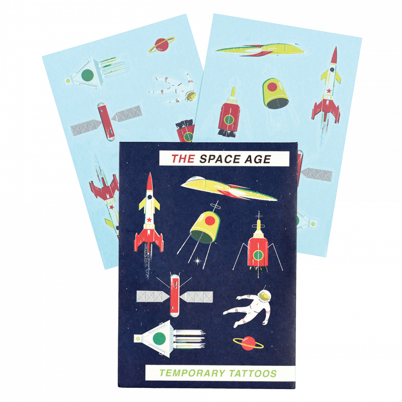 Rex London Temporary Tattoos - Space Age