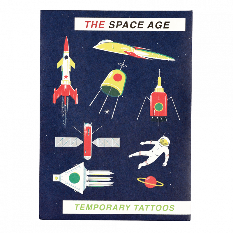 Rex London Temporary Tattoos - Space Age