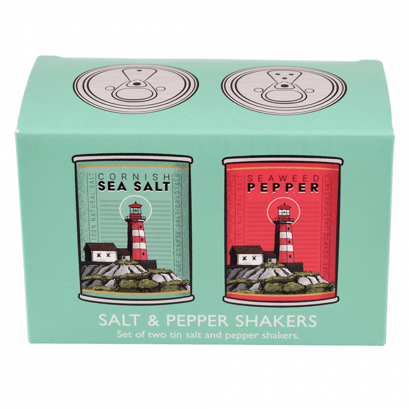 Rex London Tin Salt And Pepper Shakers - Lighthouse