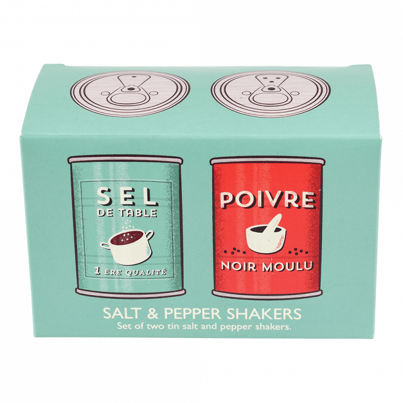 Rex London Tin Salt And Pepper Shakers - SEL & POIVRE
