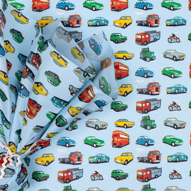 rex london Tissue paper (10 sheets) - Road Trip