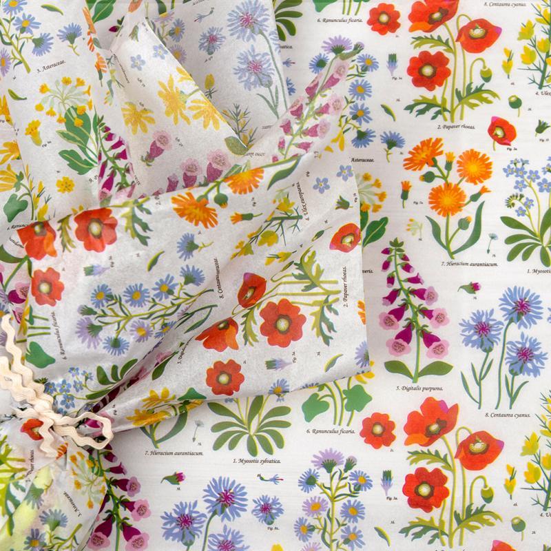 rex london Tissue paper (10 sheets) - Wild Flowers