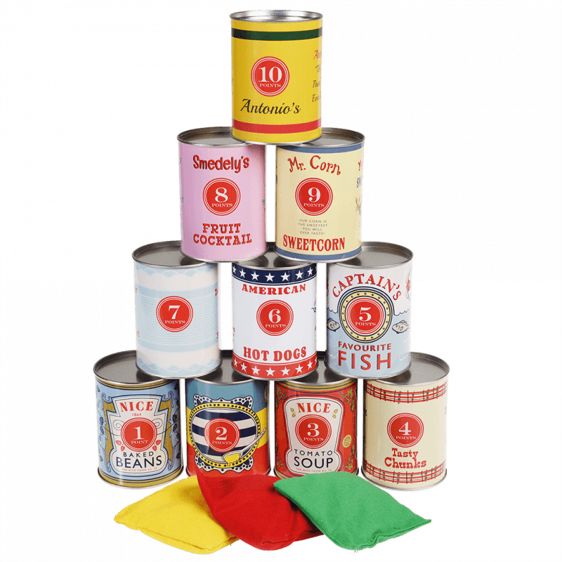 Rex London Traditional Tin Can Alley Game