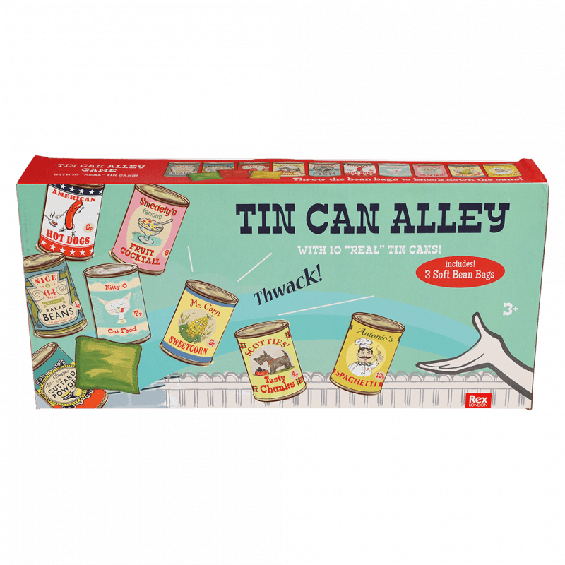 Rex London Traditional Tin Can Alley Game