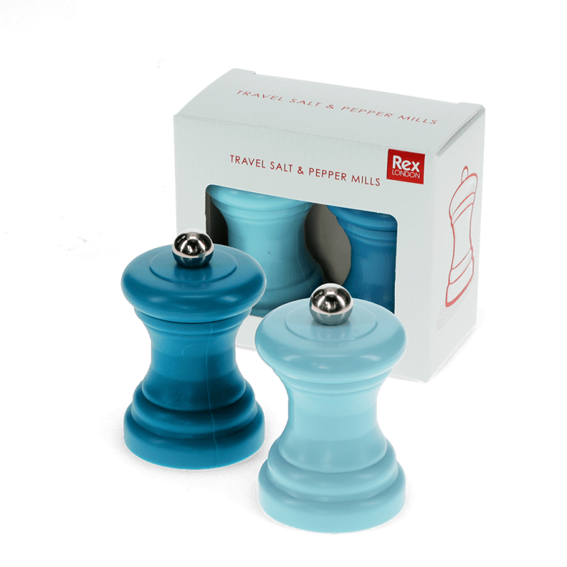 Rex London Travel Salt & Pepper Mill Set - Blue