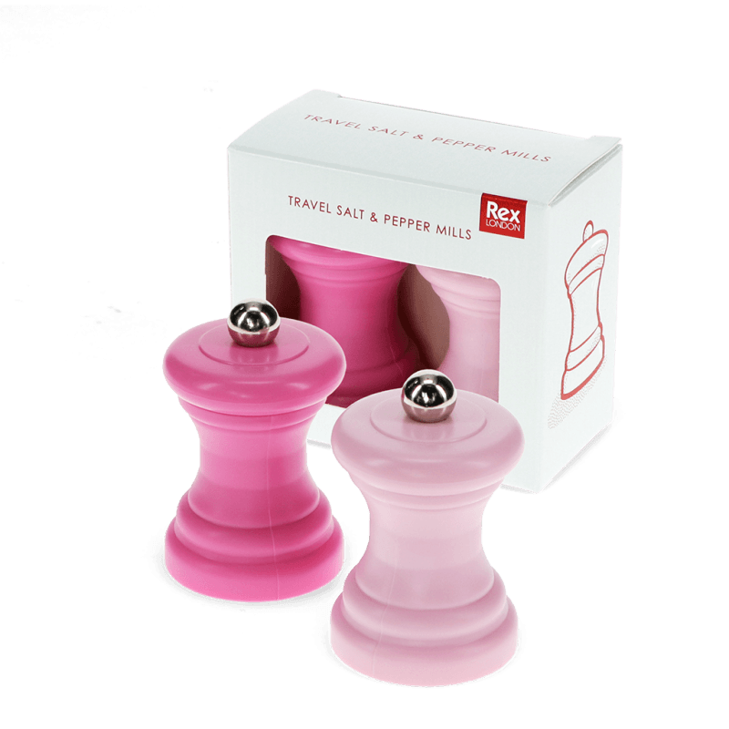 Rex London Travel Salt & Pepper Mill Set - Pink