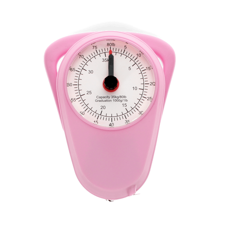 Rex London Travel Scales With Tape Measure - Pink