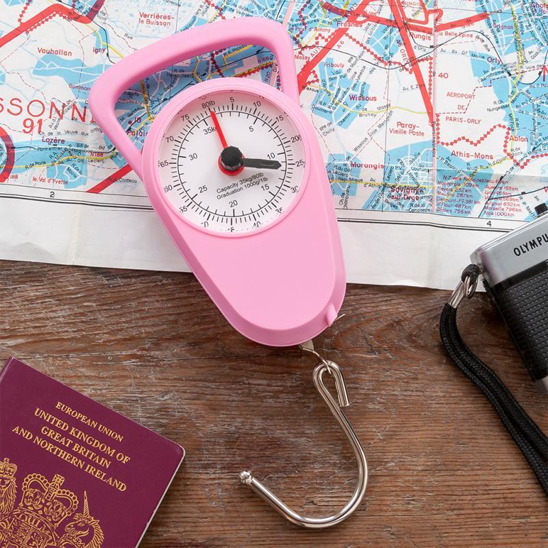 rex london Travel scales with tape measure - Pink