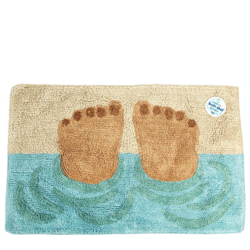 Rex London Tufted Cotton Bath Mat - Bathing Feet