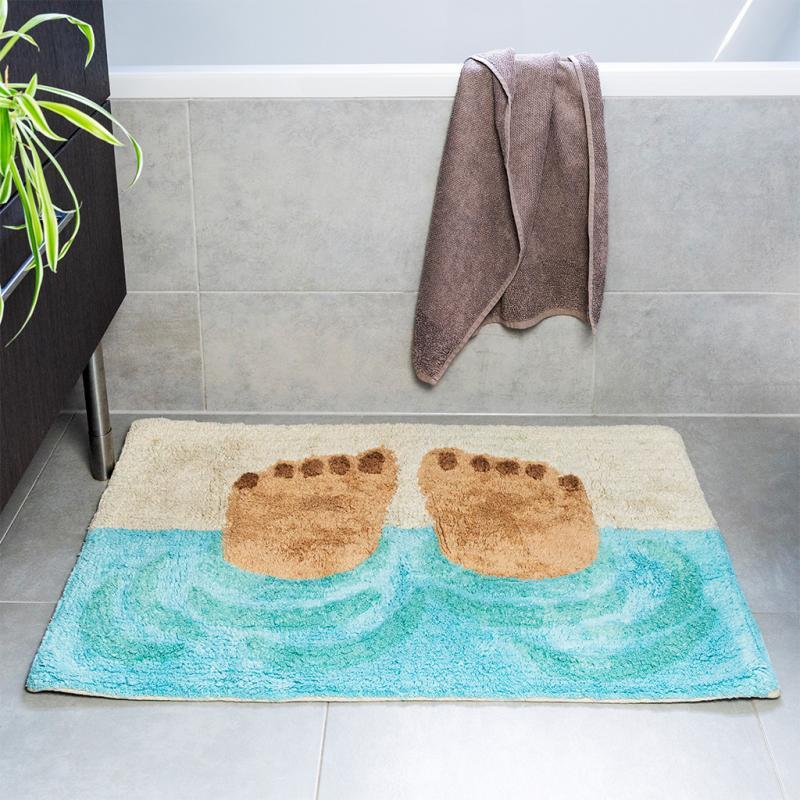 rex london Tufted cotton bath mat - Bathing feet