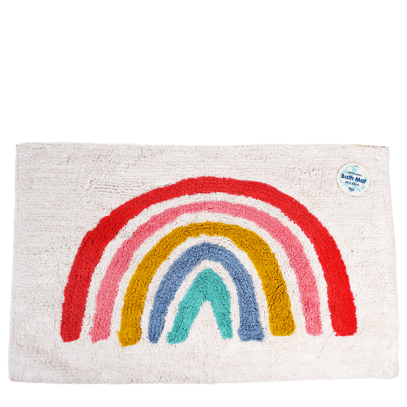 Rex London Tufted Cotton Bath Mat - Rainbow