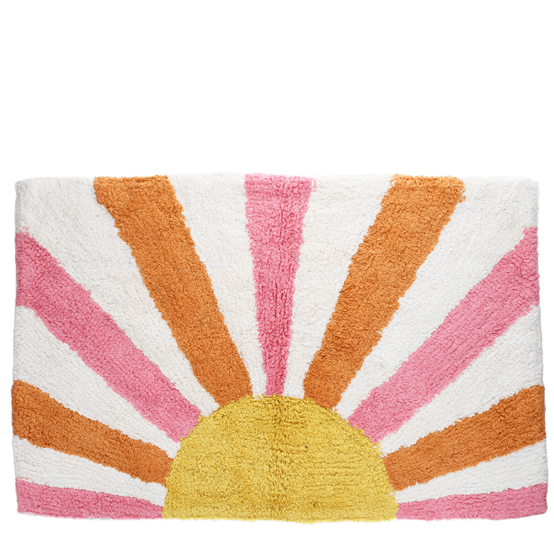 Rex London Tufted Cotton Bath Mat - Sunset