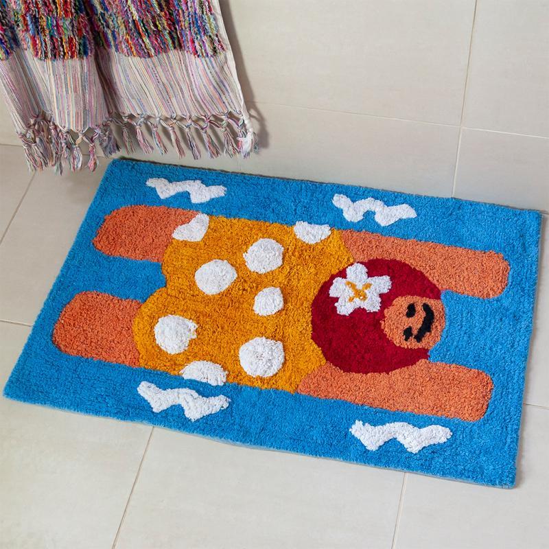rex london Tufted cotton bath mat - Swimmer