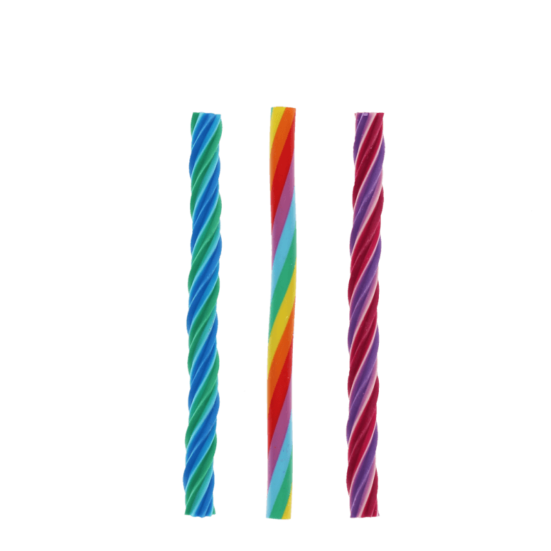 Rex London Twisted Rainbow Erasers (set Of 3)