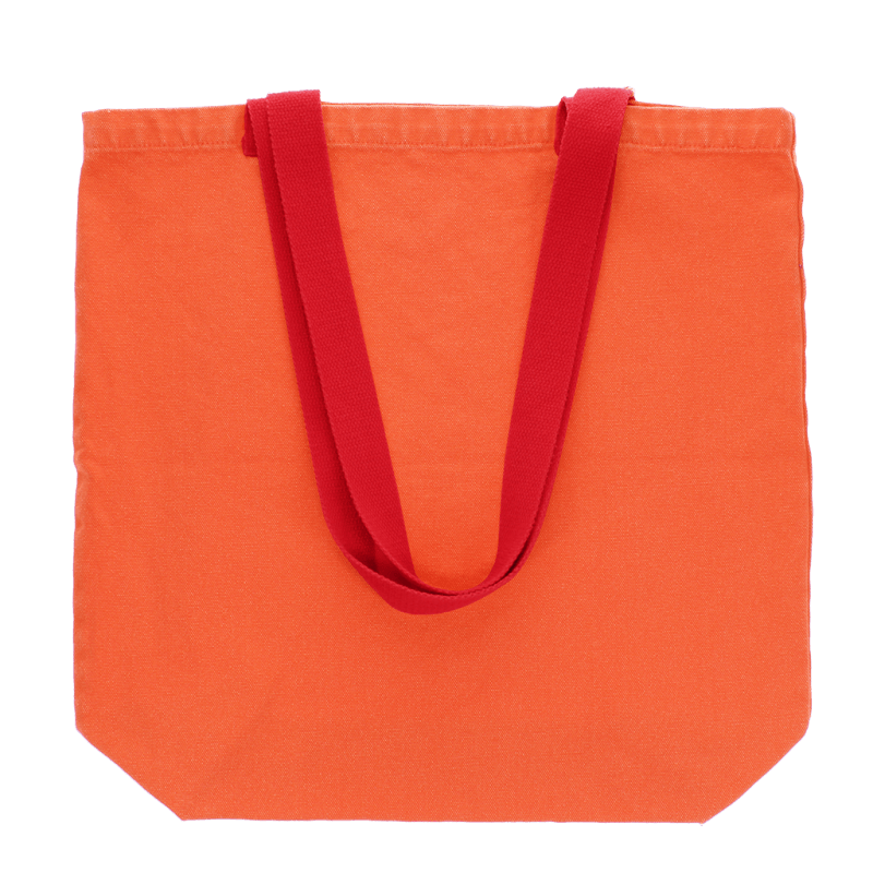 Rex London Two-tone Cotton Tote Bag - Coral