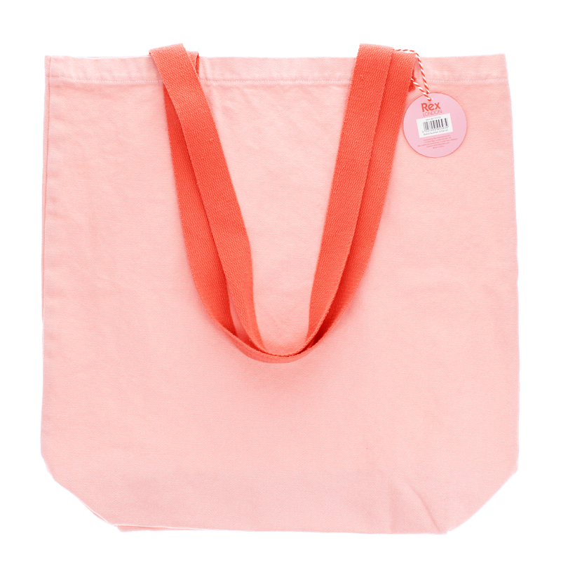 Rex London Two-tone Cotton Tote Bag - Pink