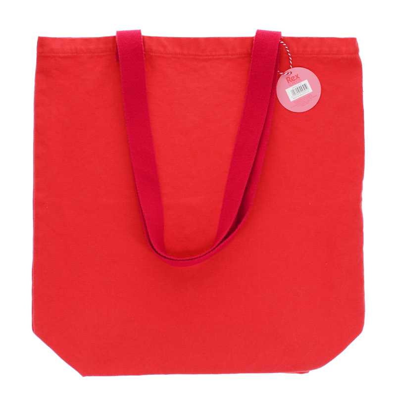Rex London Two-tone Cotton Tote Bag - Red