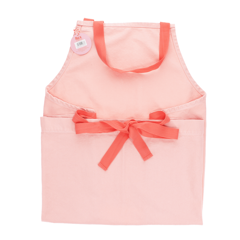 Rex London Two-tone Utility Apron - Pink