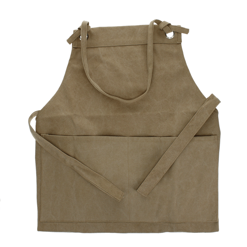 Rex London Utility Apron - Khaki
