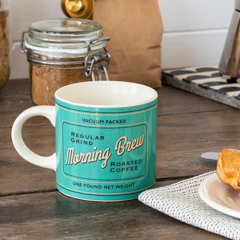 rex london Vintage coffee mug 350ml - Morning brew