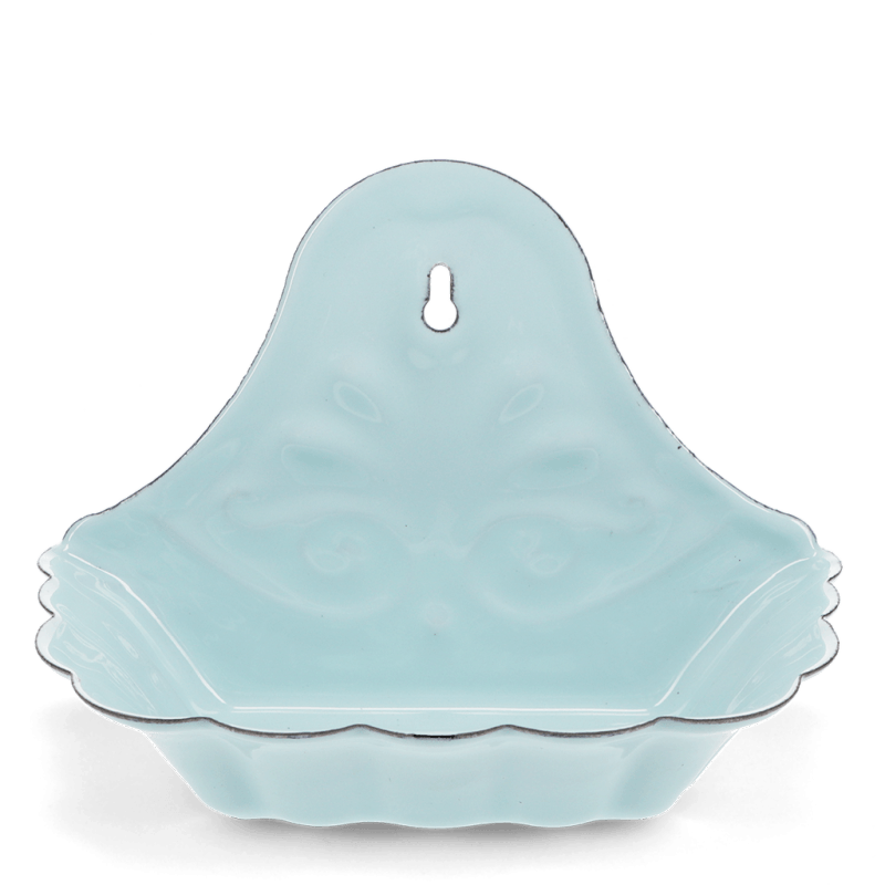 Rex London Wall-mounted Enamel Soap Dish - Blue