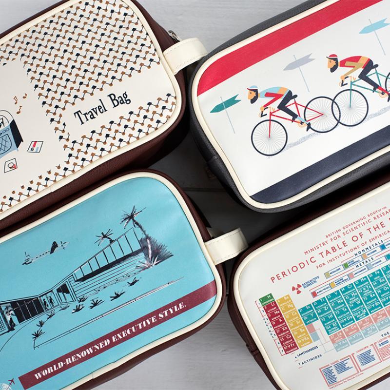 Rex London Wash Bag - Le Bicycle