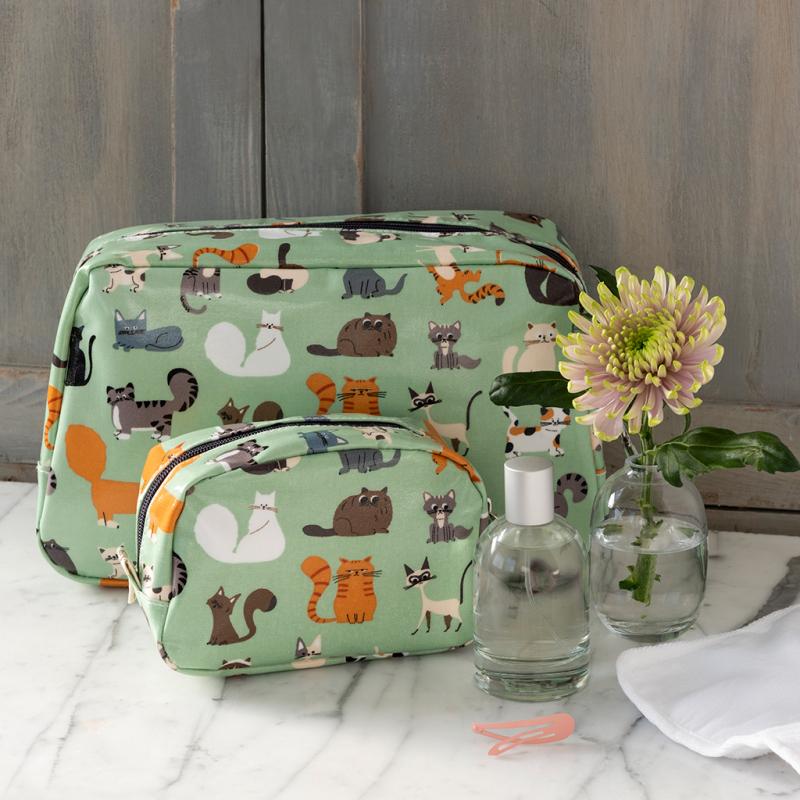 Rex London Wash Bag - Nine Lives