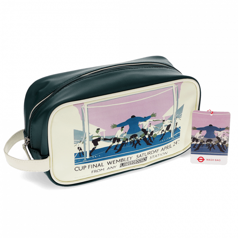 Rex London Wash Bag - TfL Vintage Poster "Cup Final"