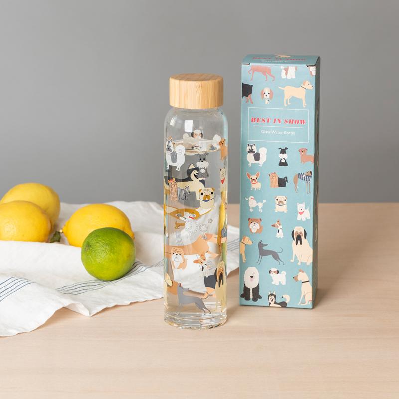 rex london Water bottle - Best in Show (glass 420ml)