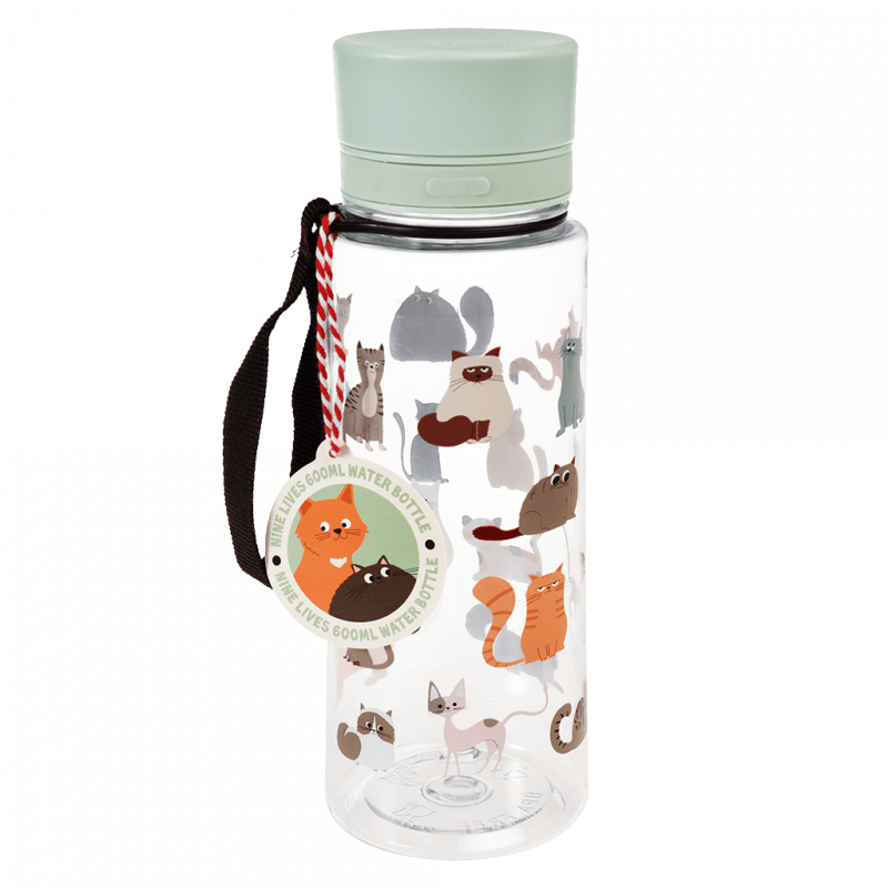 Rex London Water Bottle - Nine Lives (600ml)