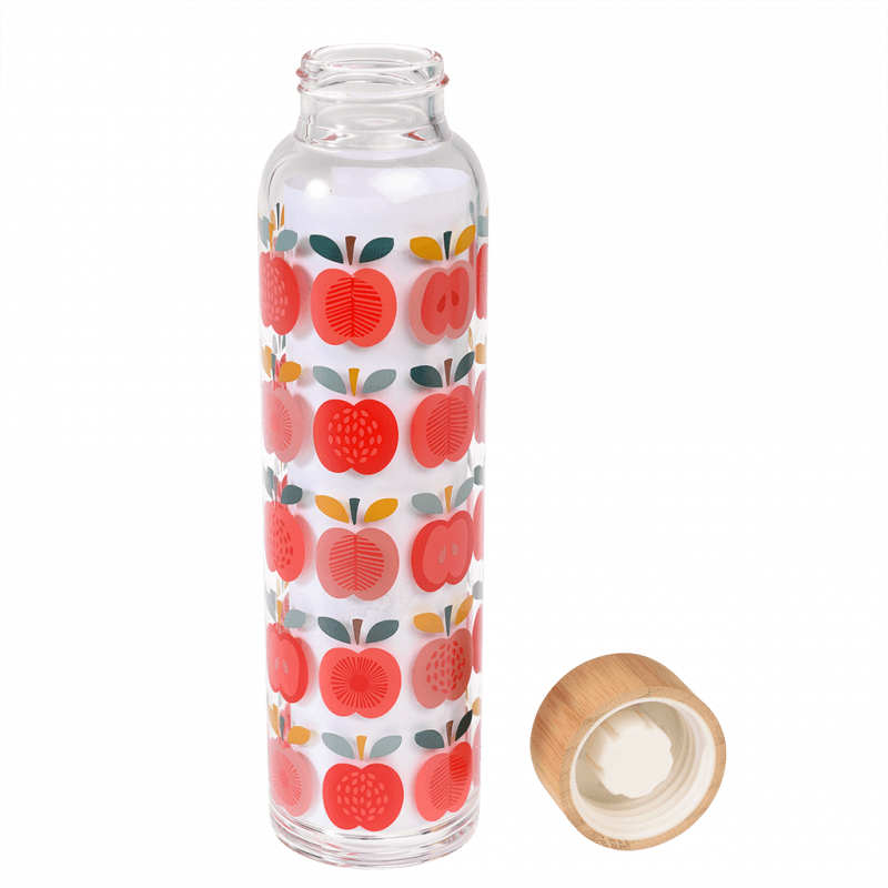 Rex London Water Bottle - Vintage Apple (glass 420ml)